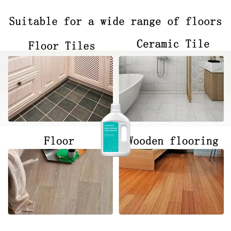 Original Cleaning Solution 1000ml – Compatible with Dreame X40 Ultra, X50 Ultra, L40 Ultra, L10s Pro Ultra Heat & X30 Ultra, Deep Floor Cleaning Formula