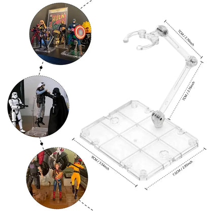 3/5/10PCS Action Figure Display Base – Doll Model Stand for HG, RG, SD, SHF Gundam 1/144 Toys