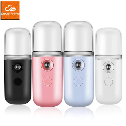 30ml Mini Humidifier – Portable and Rechargeable Facial Steamer, Wireless Nano Personal Face Hydrating Sprayer, Cool Mist Maker
