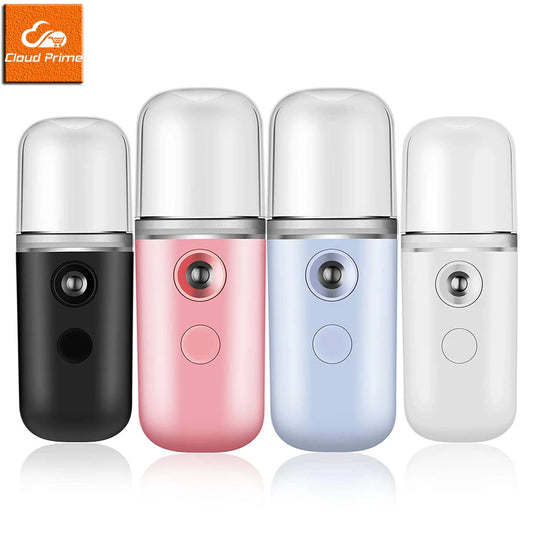 30ml Mini Humidifier – Portable and Rechargeable Facial Steamer, Wireless Nano Personal Face Hydrating Sprayer, Cool Mist Maker