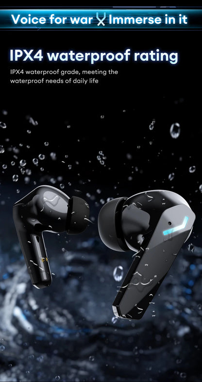 Lenovo GM2 PRO MAX Wireless Earbuds – Bluetooth 5.4, LED Display, Waterproof, Low Latency Gaming Headset