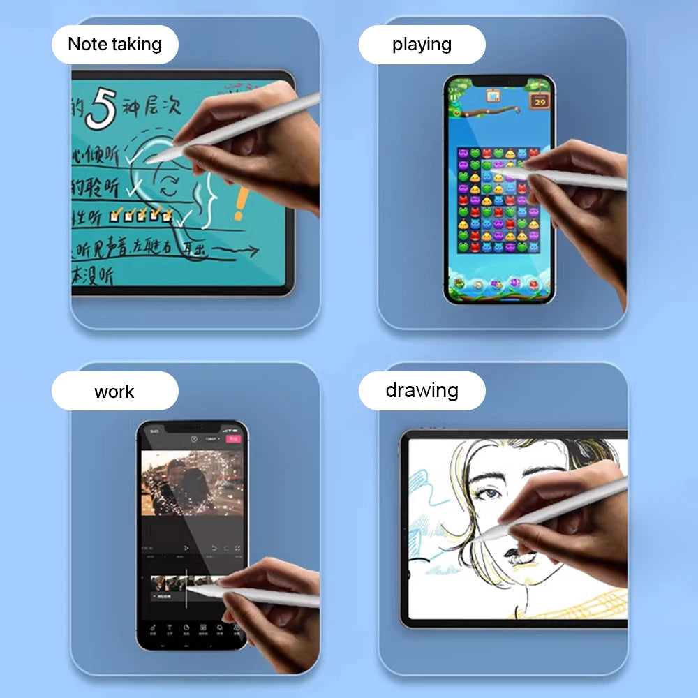 Universal Capacitive Stylus Pen – Touch Screen Pencil for iPhone, iPad, Android Phones & Tablets (Huawei, Xiaomi Compatible)