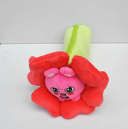 310style Skzoo Plush Pencil Case – Kawaii Kpop Stray Wolf Stuffed Animal Toy, Cartoon Plush Doll for Kids Gift