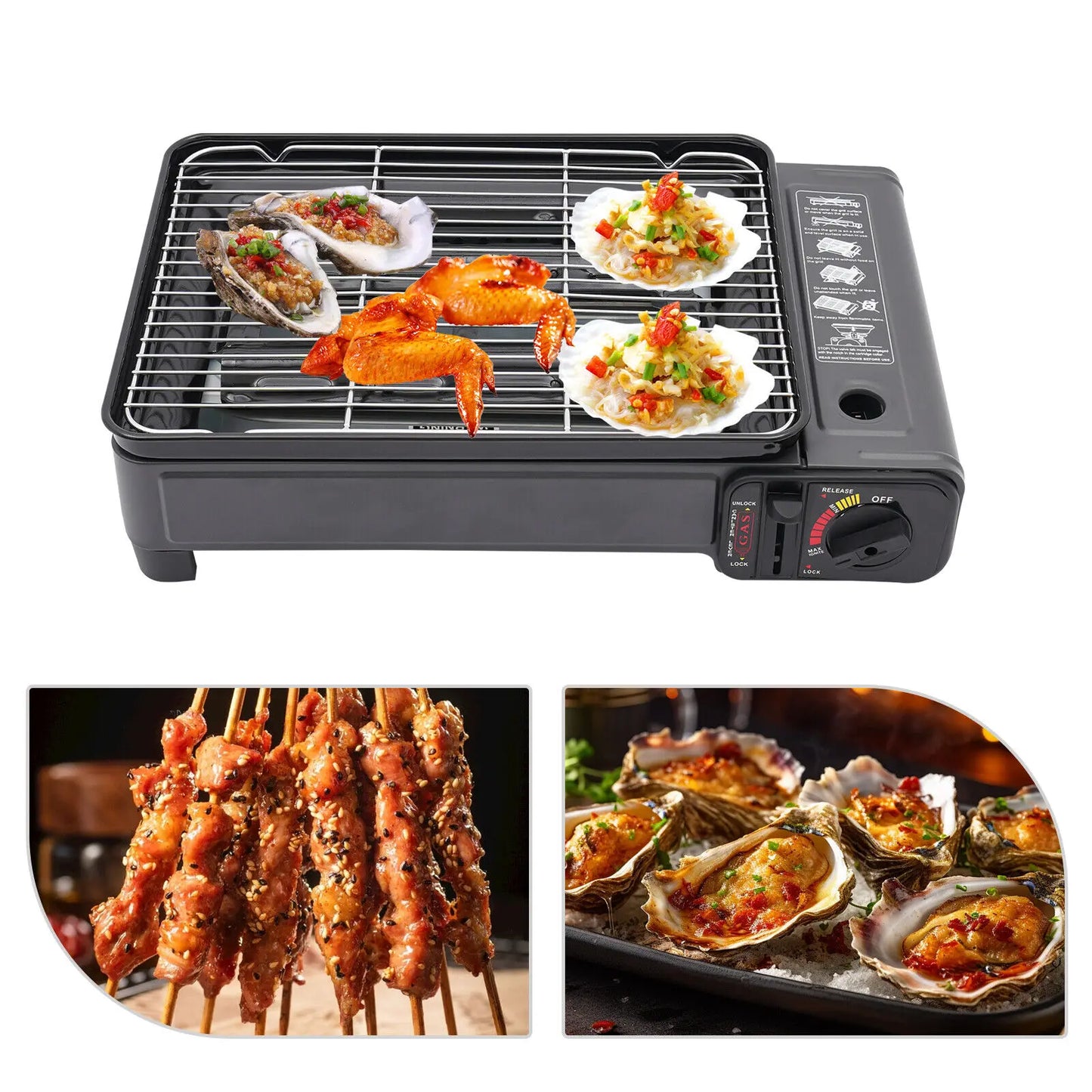 Portable Butane Grill Stove – Compact Gas Cooker for Camping, Traveling & Trekking