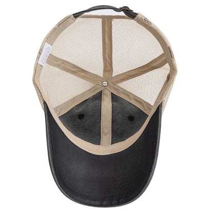 Unisex Washed Cotton Trucker Hat - Multi Color Casual Baseball Cap for Men & Women