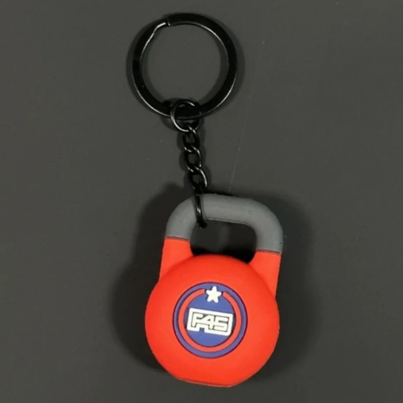 2025 Silicone Barbell Dumbbell Keychain – DIY Gym Gift for Fitness Lovers & Trainers