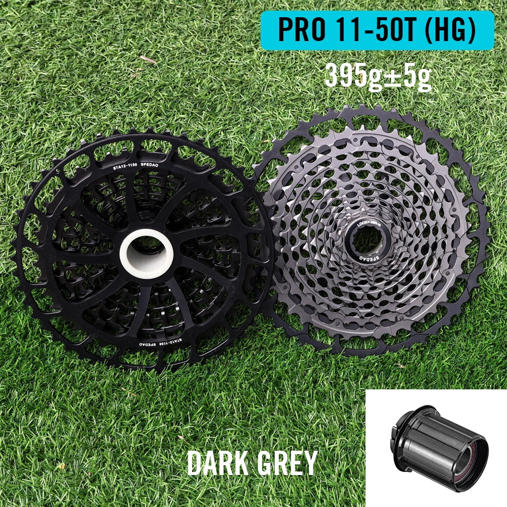 SPEDAO 12-Speed 10-50T Bicycle Cassette – 12V MTB Freewheel Sprocket for SX NX GX, XD & HG Compatible