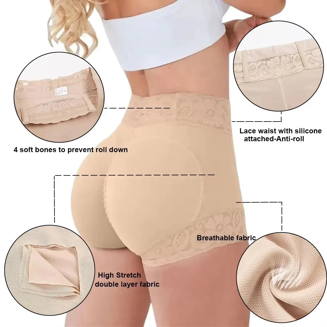 Colombian Fajas Tummy Control Butt Lifter – High Waist Women’s Body Shapewear, Slimming Girdle & Waist Trainer for Flat Belly