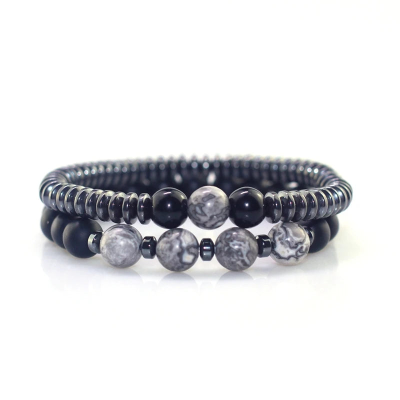 Magnetic Hematite Bracelet - Stylish Wellness Jewelry for Men & Women