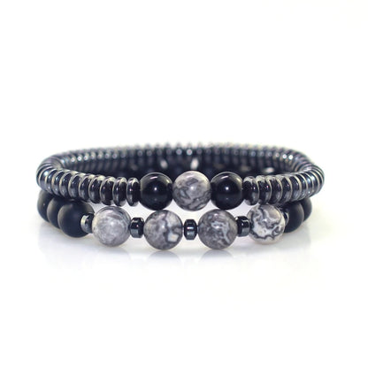 Magnetic Hematite Bracelet - Stylish Wellness Jewelry for Men & Women
