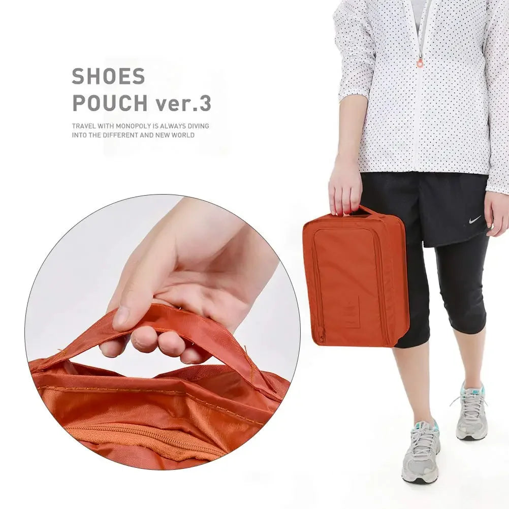 5/1PCS Portable Folding Shoe Bag — Waterproof Travel Storage, Multifunctional Small Shoe Organizer for Beach & Travel