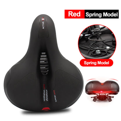 Hollow Breathable Bicycle Saddle - Shock Absorbing Comfortable MTB Road Bike Seat for Men & Women
