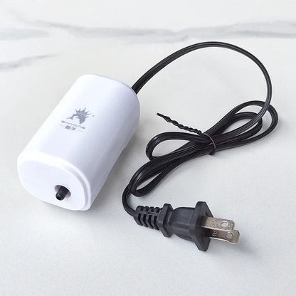 Ultra Silent 3W Aquarium Air Pump - 220V-240V Mini Fish Tank Oxygen Compressor (110V Option)