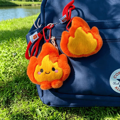 Small Spark Plush Keychain - 3D Embroidered Charm with Detachable Hanging Rope and Soft, Low-Shedding Plush