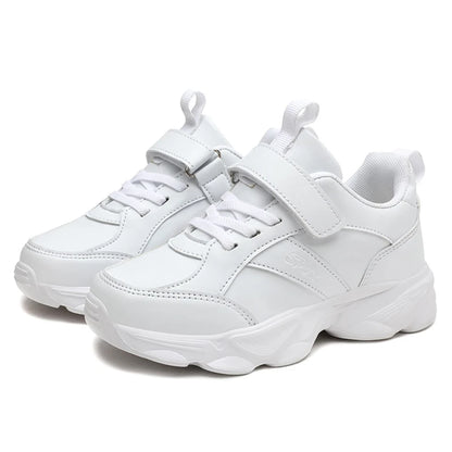 Kids’ Breathable Sports Shoes – Anti-Skid Black School Walking & Running Sneakers for Boys & Girls
