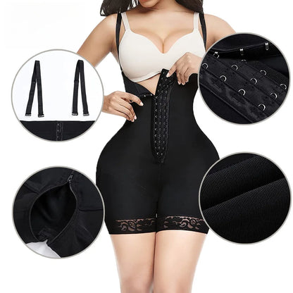 High Compression Post-Surgery Faja – Strapless Tummy Control Waist Shapewear with Abdominal Board