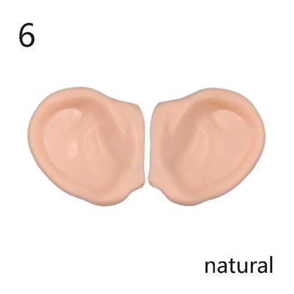 Blyth Doll Elf Ears – White, Tan, Dark & Black Skin Artificial Ear Accessories (Doll Only)