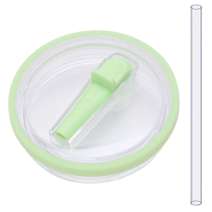 40oz Tumbler Flip Straw Lid – Spill-Proof, Reusable Replacement Cover for Stanley Cups