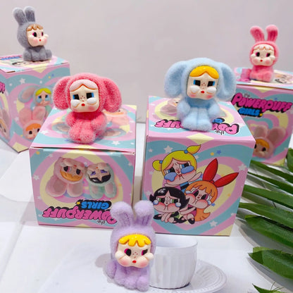 12pcs Mini Labubu V1 & V2 “Have A Sit” Figures – Cute Flocking Doll Collection & Decor Accessories