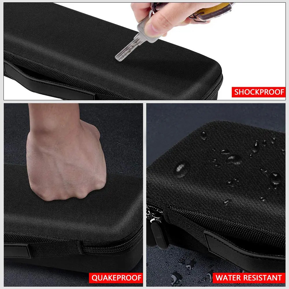 Grooming Clipper Blade Case Organizer – Hard Travel Storage Holder for 12 Blades, Upgraded Version