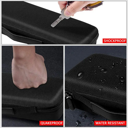 Grooming Clipper Blade Case Organizer – Hard Travel Storage Holder for 12 Blades, Upgraded Version