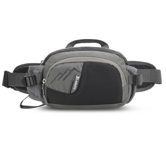 Running Belt Fanny Pack with Bottle Holder – Nylon Waist Sling Phone Pouch for Jogging, Hiking & Hydration
