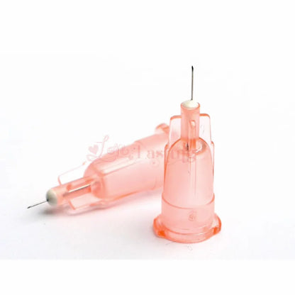 100PCS 34G Tattoo Needles (1.5mm, 2.5mm, 4mm, 8mm) - Transparent Syringe Injection & Painless Teeth Irrigator Parts