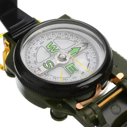 Waterproof Precision Outdoor Compass - Metal Sight for Hiking, Mountaineering & Navigation
