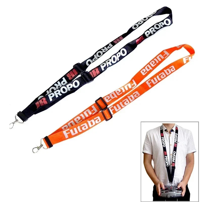 JDRC Universal Adjustable Neck Strap Lanyard – RC Remote Controller Sling for Flysky, FrSky, Jumper