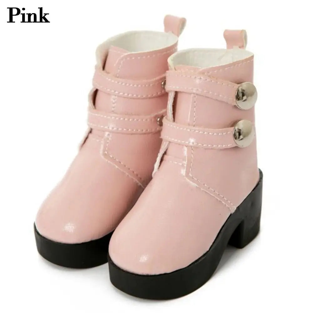 BJD Doll Accessories 60cm – 1/3 Scale 7.5cm High Heel Boots & Sandals for Girl Dolls, Dress-Up Playhouse Toy Shoes