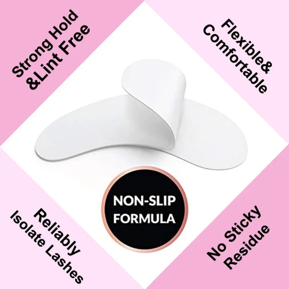 50/200/500 Eyelash Extension Patches — Style Under Eye Pads & Stickers for Grafted Lashes