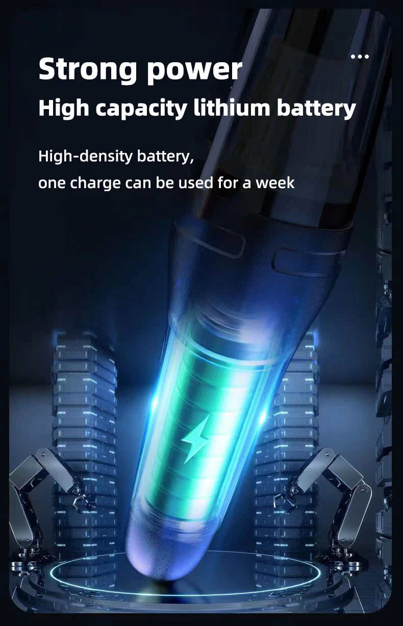 Car Multipurpose Handheld Vacuum Cleaner – Powerful Suction, Rechargeable Wireless Cleaner for Car & Home Dual Use