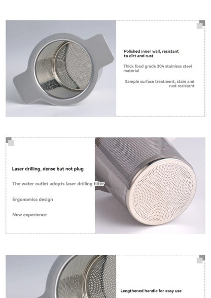 High-Quality Stainless Steel Tea Infuser with Cover – Coffee & Tea Strainer, Mesh Filter Accessory