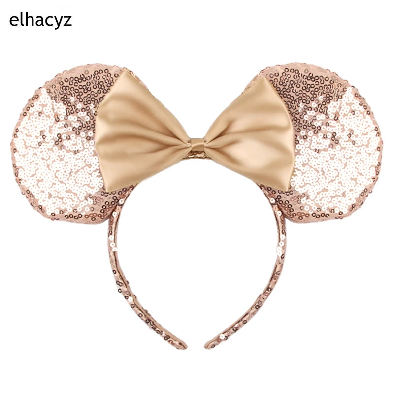Big Classic Polka Dot Bow Minnie Mouse Ears Headband – Festival & Party Hairband for Women & Girls, Disney Trip Accessories