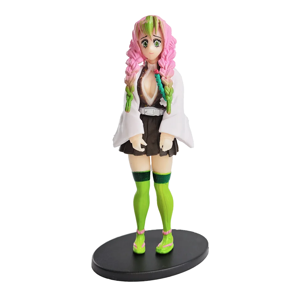 Demon Slayer Kimetsu No Yaiba Action Figures – Tanjirou, Zenitsu & Nezuko PVC Model Toys