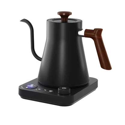 Portable Electric Kettle Stainless Steel Gooseneck Travel Coffee Kettle - Small & Compact