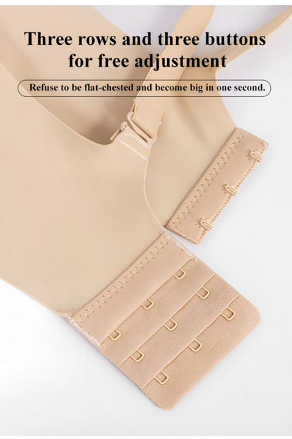 Female Anchor Fake Chest Bra – Women’s Silicone Prosthesis Underwear with Breast Pad, Sexy Oversized Lingerie for Cosplay