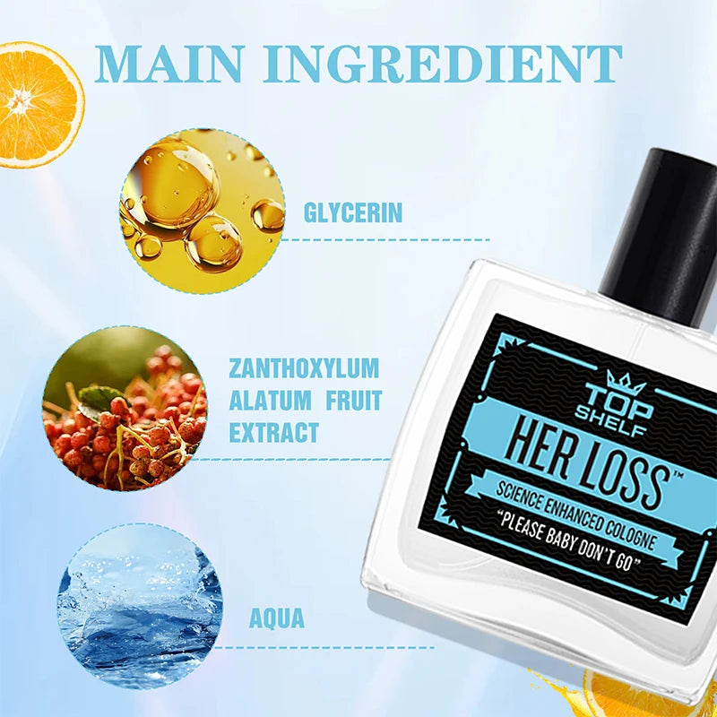 Men's Pheromone Perfume Cologne – Raw Attraction & Confidence, Long-Lasting Irresistible Scent, 100ml