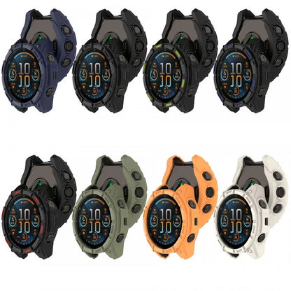 BEHUA Soft TPU Protective Case for Garmin Tactix 8 51mm — Lightweight Hollow Replacement Watch Shell Cover