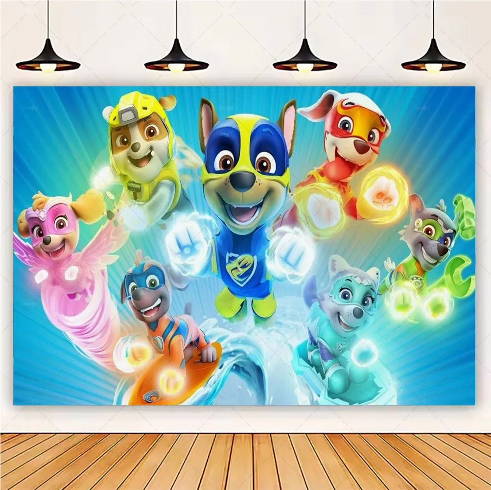 PAW Patrol Skye Pink Birthday Party Decorations Set – Foil Balloon Backdrop, Disposable Tableware & Baby Shower Supplies for Girls Kids Gifts