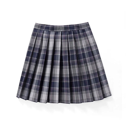 Women’s High Waist A-Line Skirt – Summer Harajuku Style Black Mini Pleated School Girl Uniform