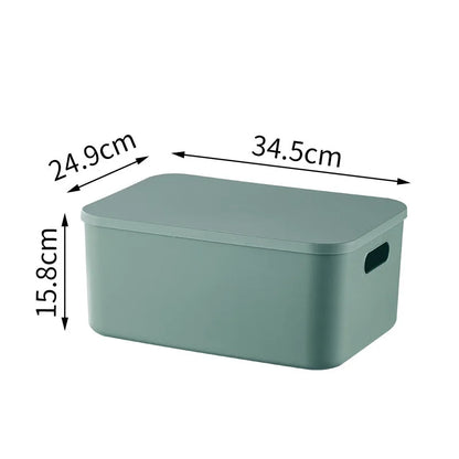 Plastic Storage Box Organizer – Stackable Colorful Baskets for Jewelry, Lipstick, Toys, Underwear & Desktop Snacks