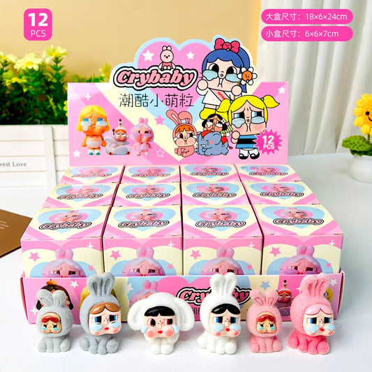 Flocking Crying Baby Blind Box — 3D Cute Little Police Officer Doll, Trendy Mystery Toy Gift