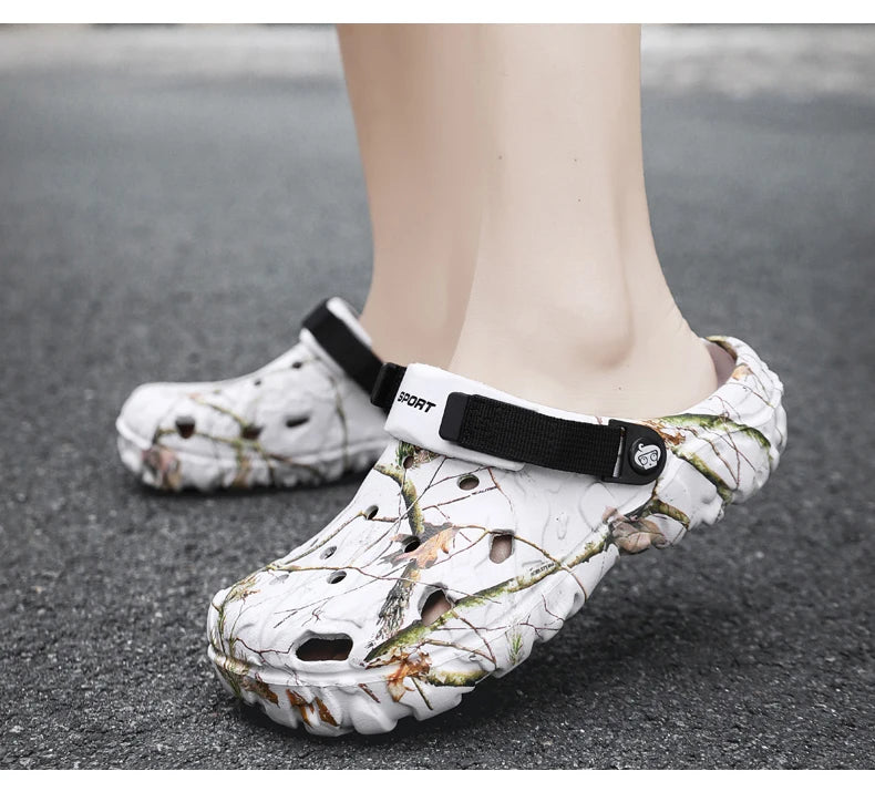 2024 Summer Men’s Sandals – Comfortable Lightweight Non-Slip Flip Flops for Home & Garden