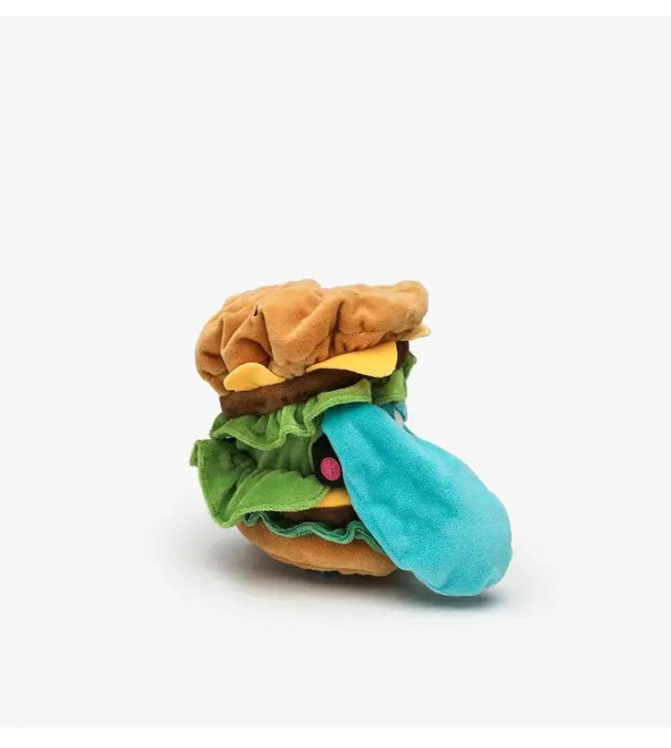 Cute Hatsune Miku Plush Doll with Hamburger Outfit – Changeable Clothes Anime Figure Stuffed Toy Collectible Gift