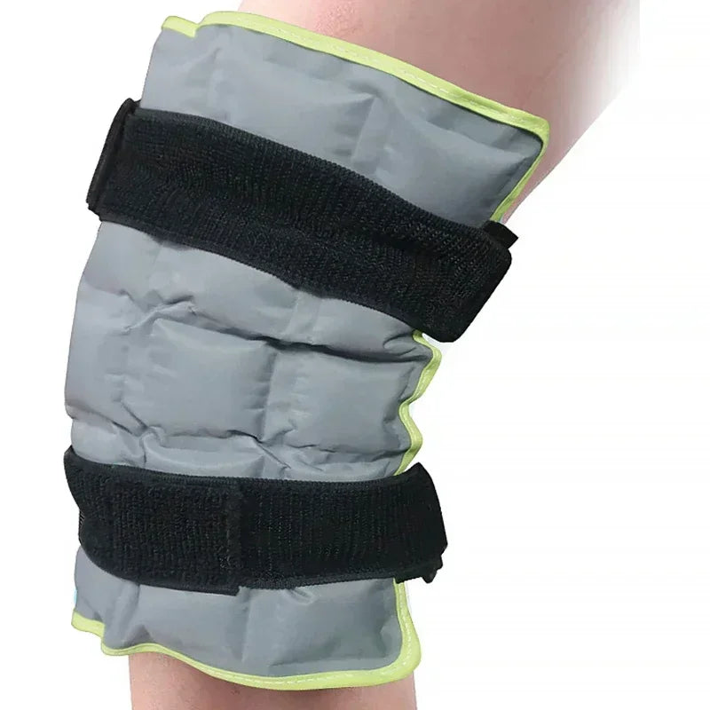 Large Reusable Knee Ice Pack Wrap — Hot & Cold Compress Therapy for Knee, Leg, Neck & Foot Pain Relief