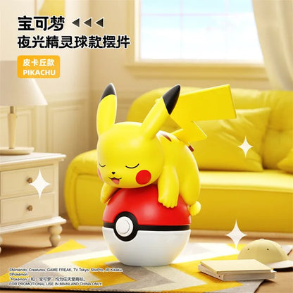 Authentic Pokémon Poké Ball Handmade Character Plush Dolls – Pikachu & Charmander Anime Model Ornament Kids Toy Christmas Gift