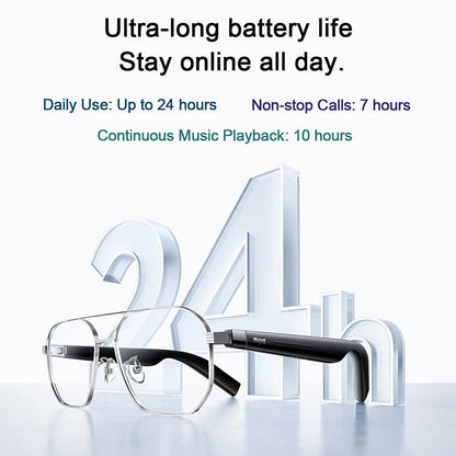 XIAOMI MIJIA Smart Audio Glasses Joyful Edition — Bluetooth 5.2, Detachable Headset, Long Standby, 2h Fast Charge, Anti-Leakage Sound
