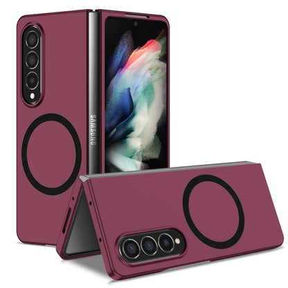 Magnetic Wireless Charging Case - Anti-Fingerprint Shockproof Magsafe Cover for Samsung Galaxy Z Fold 6/5/4/3