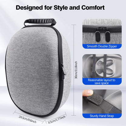 HUADAI Carrying Case for Meta Quest 3S, Quest 3 & Quest 2 – Protective VR Headset Storage